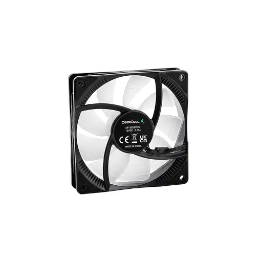 DeepCool RF120 Carcasa del ordenador Ventilador 12 cm Negro, Blanco
