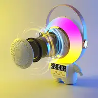 Altavoz Karaoke Klack con forma de Astronauta y doble micrófono