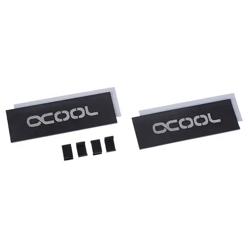Alphacool HDX - M.2 SSD M01 M.2 NVMe SSD Disipador térmico/Radiador Negro