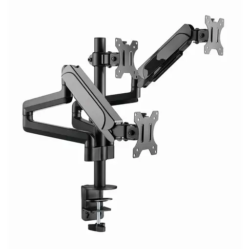 Gembird MA-DA3-01 soporte para monitor 68,6 cm (27") Escritorio Negro
