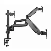 Gembird MA-DA3-01 soporte para monitor 68,6 cm (27") Escritorio Negro
