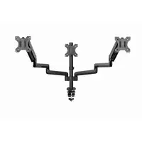 Gembird MA-DA3-01 soporte para monitor 68,6 cm (27") Escritorio Negro