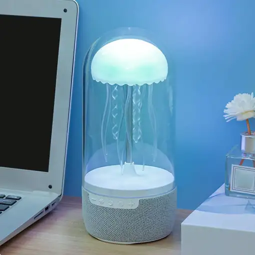 Lámpara Altavoz Bluetooth Klack Medusa, Radio FM, Tarjeta TF