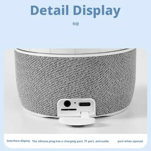Lámpara Altavoz Bluetooth Klack Medusa, Radio FM, Tarjeta TF