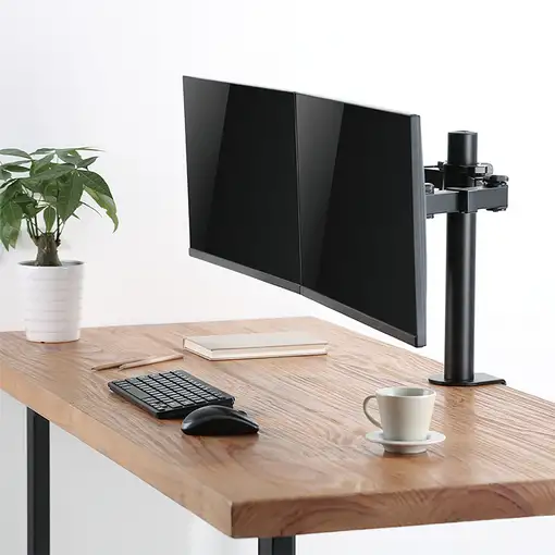 LogiLink BP0106 soporte para monitor 81,3 cm (32") Escritorio Negro