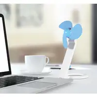Thumbs Up 0001219 aparato USB Azul claro, Blanco Ventilador