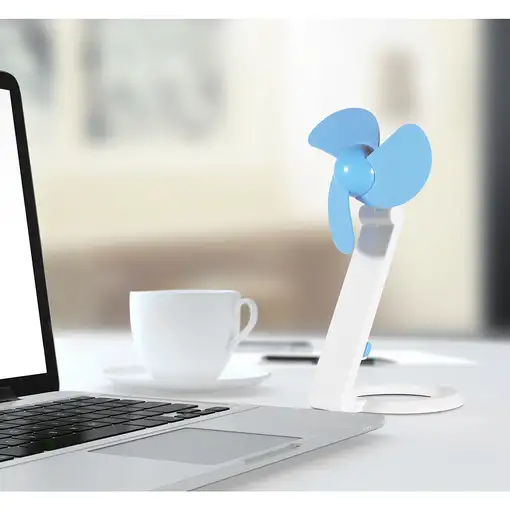 Thumbs Up 0001219 aparato USB Azul claro, Blanco Ventilador