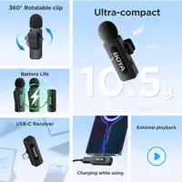 Micrófono Inalámbrico USB-C Doble Canal