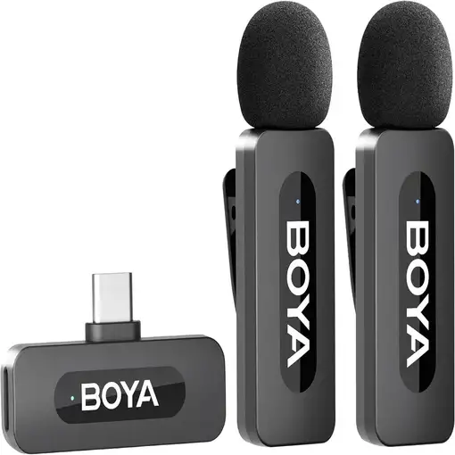 Micrófono Inalámbrico USB-C Doble Canal