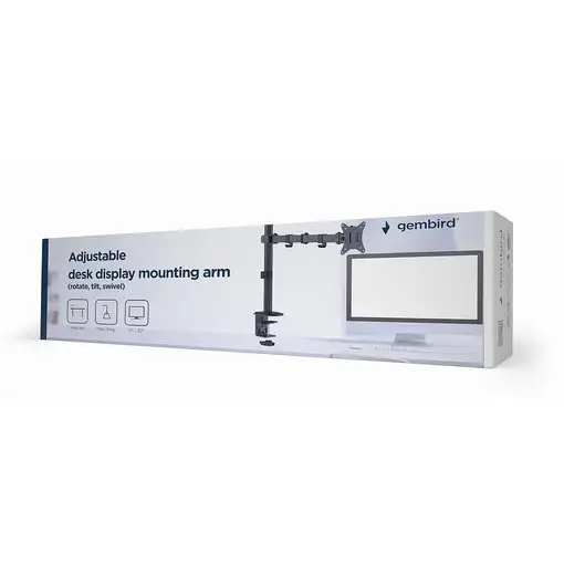 Gembird MA-D1-01 soporte para monitor 81,3 cm (32") Escritorio Negro