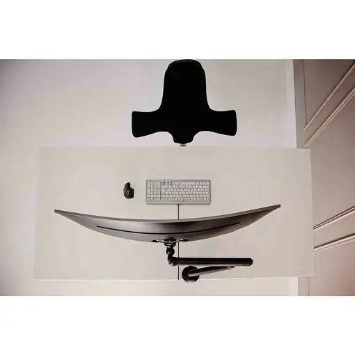 BakkerElkhuizen BE Flexible Single 88,9 cm (35'') Escritorio Negro