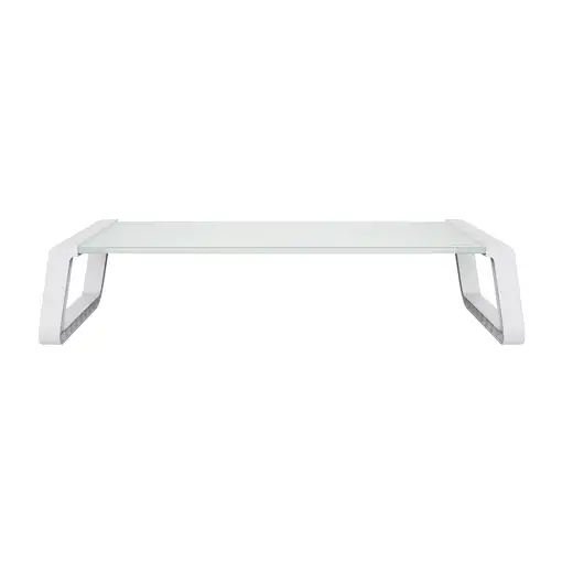 Trust 25351 soporte para monitor Escritorio Transparente, Blanco