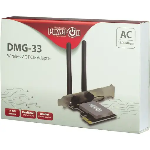 Inter-Tech DMG-33 Interno WLAN 1300 Mbit/s