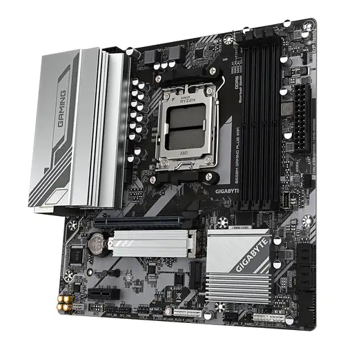 GIGABYTE B650M GAMING PLUS WIFI Placa base - Procesadores AMD Ryzen 9000, VRM de 5