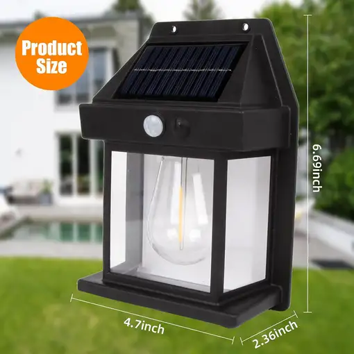 Luz solar de pared Klack con sensor de movimiento y 3 modos