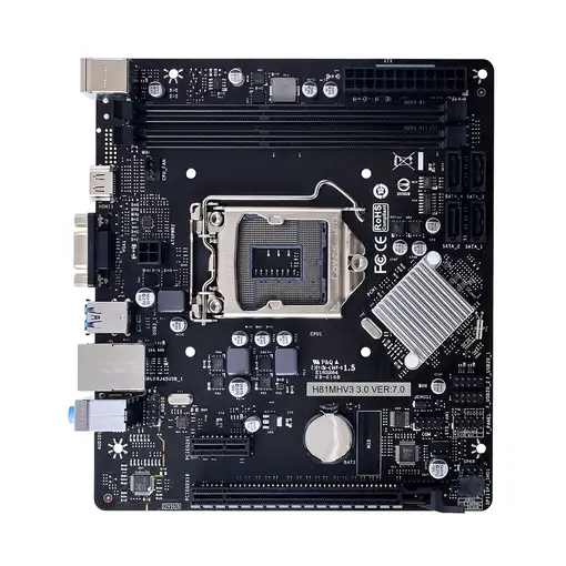 Biostar H81MHV3 3.0 H81 Intel® H81 LGA 1150 (Zócalo H3) micro ATX