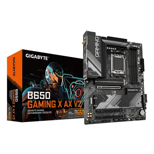GIGABYTE B650 GAMING X AX V2 Placa base - AMD Ryzen serie 9000, VRM de 8+2+2 fases
