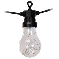 Guirnalda Solar Klack de luces led Vintage Exterior, Mando Distancia