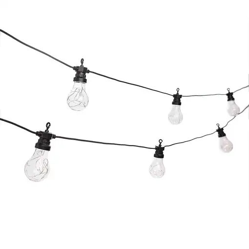 Guirnalda Solar Klack de luces led Vintage Exterior, Mando Distancia