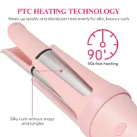 Rizador de pelo automático Klack Curler con 4 ajustes de temperatura