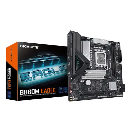 GIGABYTE B860M EAGLE Placa base - CPUs Intel Core Ultra, VRM de 6+1+2+1 fases, has GIGABYTE B860M EAGLE Placa base - CPUs Intel Core Ultra, VRM de 6+1+2+1 fases, has