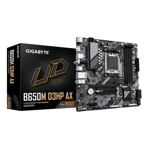 GIGABYTE B650M D3HP AX Placa base - AMD Ryzen serie 9000, VRM de 5+2+2 fases, hast