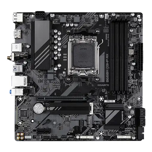 GIGABYTE B650M D3HP AX Placa base - AMD Ryzen serie 9000, VRM de 5+2+2 fases, hast