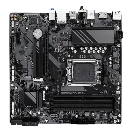 GIGABYTE B650M D3HP AX Placa base - AMD Ryzen serie 9000, VRM de 5+2+2 fases, hast