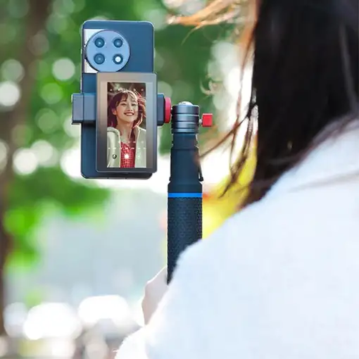 Pantalla Monitor Espejo Klack Vlog Selfie con kit de montaje