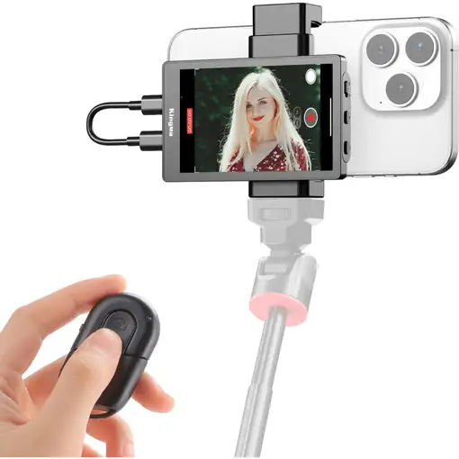 Pantalla Monitor Espejo Klack Vlog Selfie con kit de montaje