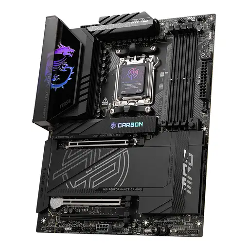 MSI MPG X870E CARBON WIFI placa base AMD X870E Zócalo AM5 ATX
