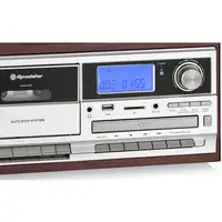 Roadstar HIF-8892EBT sistema de audio para el hogar 8 W Cereza (fruta), Plata, Mad