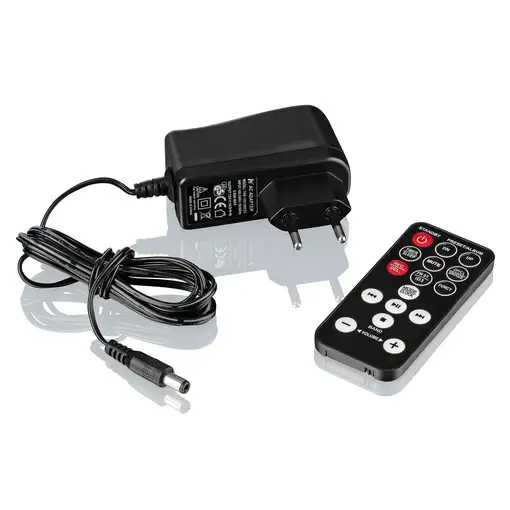Roadstar HIF-8892EBT sistema de audio para el hogar 8 W Cereza (fruta), Plata, Mad