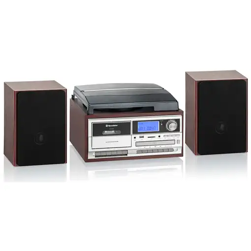 Roadstar HIF-8892EBT sistema de audio para el hogar 8 W Cereza (fruta), Plata, Mad