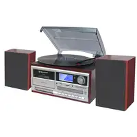 Roadstar HIF-8892EBT sistema de audio para el hogar 8 W Cereza (fruta), Plata, Mad
