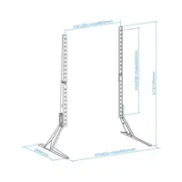 TooQ Soporte de mesa para pantallas 23”-75”