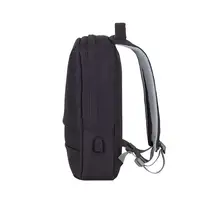 Rivacase 7562 39,6 cm (15.6") Mochila Negro, Gris