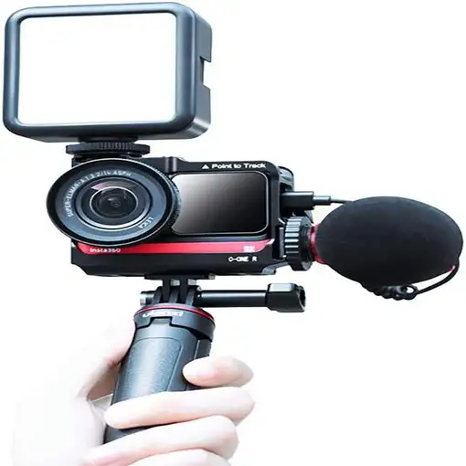 Luz LED USB Recargable 3200K-5500K 3000mAh 3 Zapatas Frías USB-C