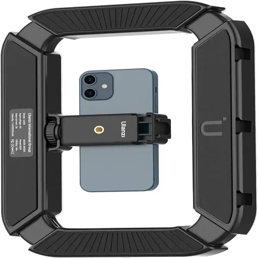 Ulanzi Anillo Luz LED Bicolor 2500K-8500K CRI 96+ Batería 8000mAh 3 Zapatas''