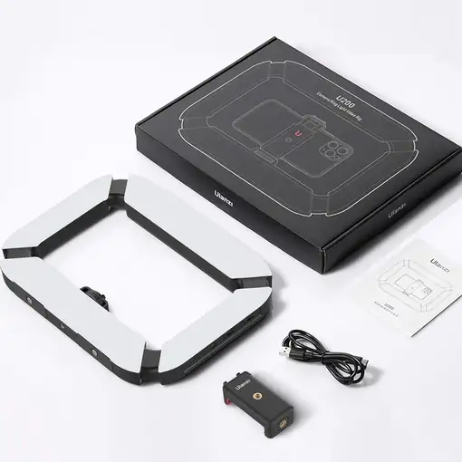 Ulanzi Anillo Luz LED Bicolor 2500K-8500K CRI 96+ Batería 8000mAh 3 Zapatas''