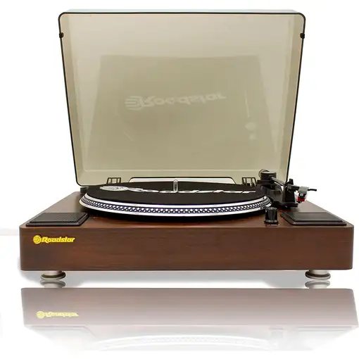 Roadstar TT-260SPK tocadisco Tocadiscos de tracción directa Madera Automático