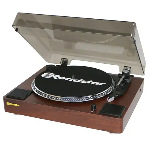 Roadstar TT-260SPK tocadisco Tocadiscos de tracción directa Madera Automático