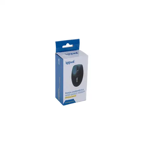iggual WOM-BASIC2-1000DPI ratón Oficina Ambidextro RF inalámbrico