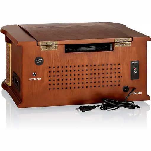 Roadstar HIF-1996D+BT tocadisco Madera