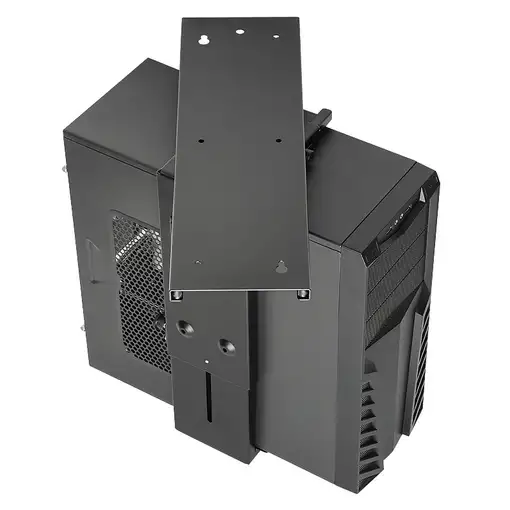 LogiLink EO0004 soporte de CPU Soporte de CPU para instalación en escritorio Negro