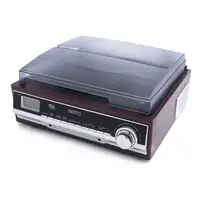 Tocadiscos de Vinilo Vintage, Altavoces Incorporados, Bluetooth,USB, CR 1168 Camry