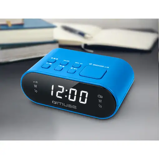 Muse M-10 BL Reloj despertador digital Azul