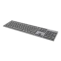 Teclado inalámbrico Tellur Shade, Bluetooth, EE. UU., Alu, gris-negro