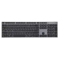 Teclado inalámbrico Tellur Shade, Bluetooth, EE. UU., Alu, gris-negro