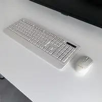 Kit de teclado y ratón inalámbrico Tellur Green, 2,4 GHz, nano receptor, crema